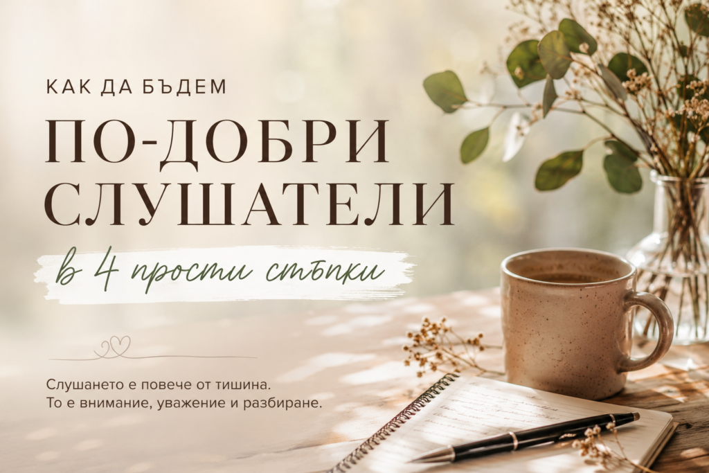 как да бъдем по-добри слушатели в 4 прости стъпки